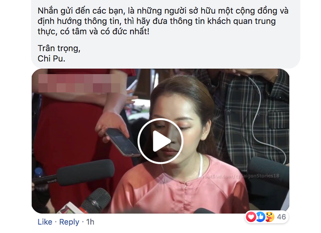Chi Pu trực tiếp phản ph&aacute;o đanh th&eacute;p fanpage đưa tin sai lệch ph&aacute;t ng&ocirc;n tạo ra tranh c&atilde;i: Chia sẻ của t&ocirc;i bị b&oacute;p m&eacute;o ho&agrave;n to&agrave;n! - Ảnh 6.