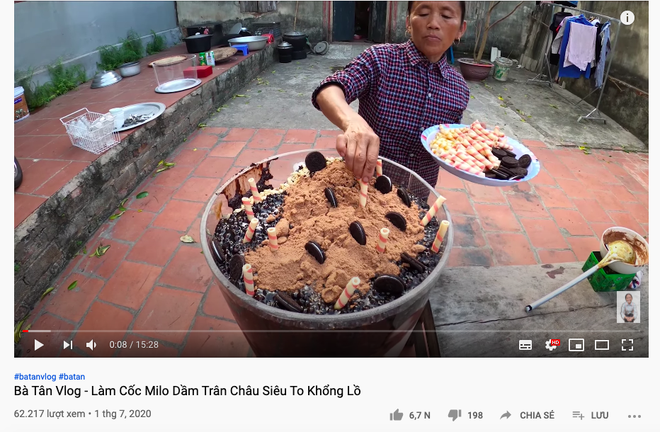 Bà Tân tung video làm cốc milo dầm trân châu cầu kỳ nhất Việt Nam, tự nhận mắc một sai lầm nhỏ khiến món ăn kém hoàn hảo - Ảnh 1.