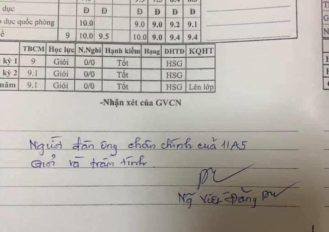 Thầy giáo phê sổ liên lạc chọc đúng điểm yếu của từng học sinh nhưng sao lại đáng yêu đến thế này! - Ảnh 4.