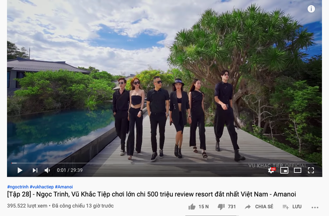 Lần đầu quay vlog tại Việt Nam, Ngọc Trinh và Vũ Khắc Tiệp chi hẳn nửa tỷ đồng review resort 6 sao đắt giá nhất nước ta hiện nay - Ảnh 1.