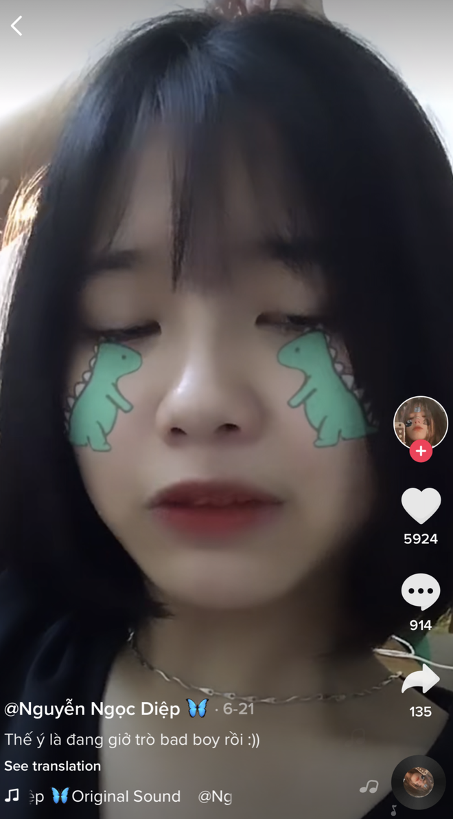 Gái xinh 53k follow trên Tiktok bị gọi là bản sao của Thanh Tâm “Bắp cần bơ” - Ảnh 4.