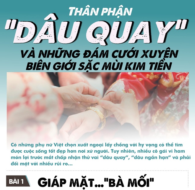 Thân phận “dâu quay” và những đám cưới xuyên biên giới sặc mùi kim tiền - Ảnh 1.