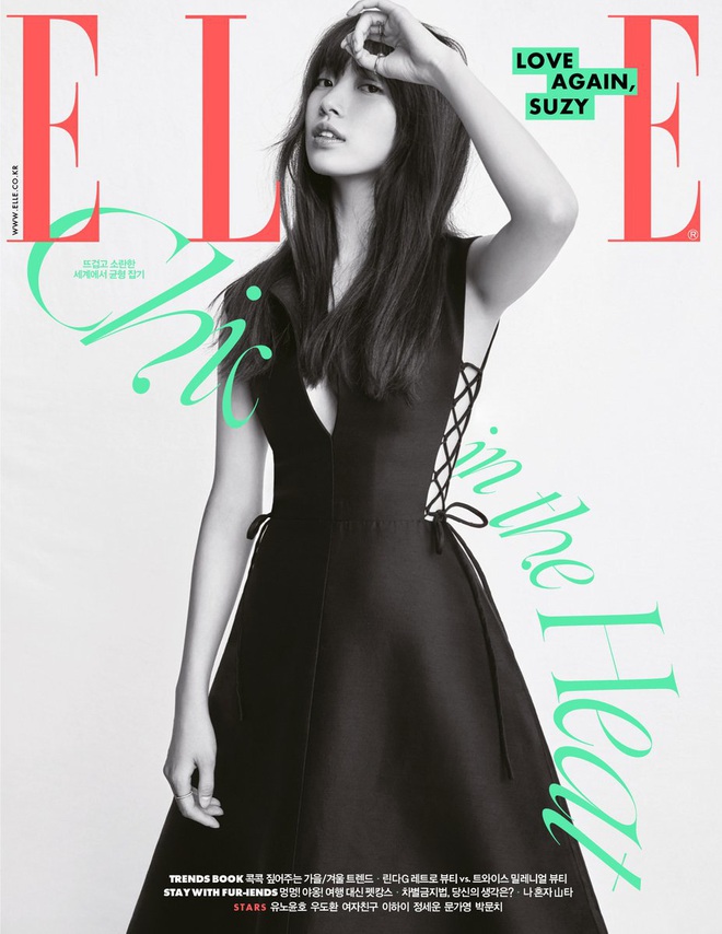 Sau tin hẹn h&ograve; Ros&eacute; (BLACKPINK), Suzy lại g&acirc;y x&ocirc;n xao với ảnh tạp ch&iacute; diện v&aacute;y xẻ ngực s&acirc;u hoắm, e ấp v&ograve;ng 1 - Ảnh 2.