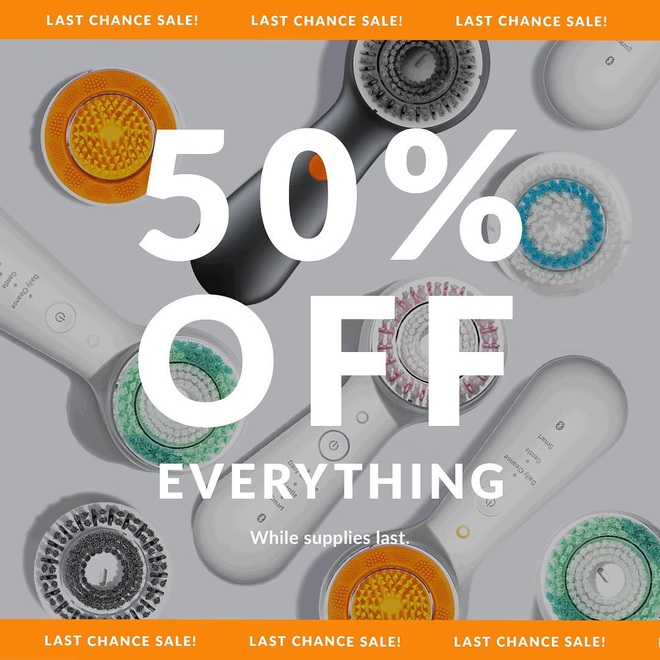 Thương hiệu máy rửa mặt Clarisonic tuyên bố đóng cửa, giảm giá 50% toàn bộ sản phẩm để xả hàng - Ảnh 2.