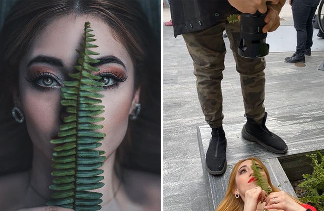 Loạt hậu trường khó đỡ của những bức ảnh long lanh trên Instagram khiến dân tình phải nể phục óc sáng tạo của hội phó nháy - Ảnh 23.