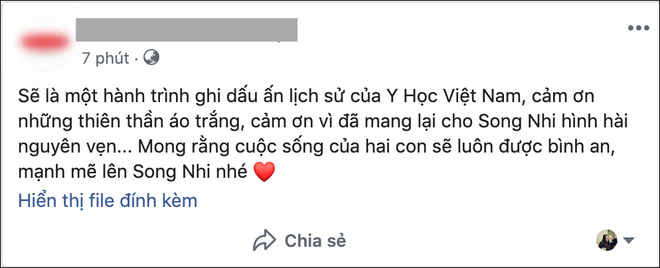 Cộng đồng mạng vỡ oà niềm vui khi ca phẫu thuật tách dính 2 bé song sinh thành công kỳ diệu: Mong 2 con mọi điều tốt lành - Ảnh 5.