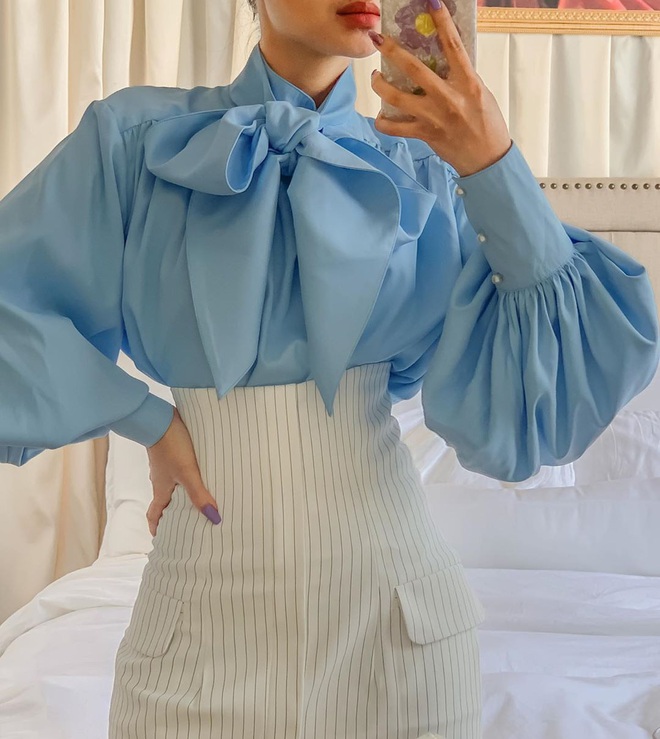 Jessica chính là nữ chúa của áo blouse bánh bèo: Diện vừa xinh vừa sang nhìn thấy mê  - Ảnh 9.