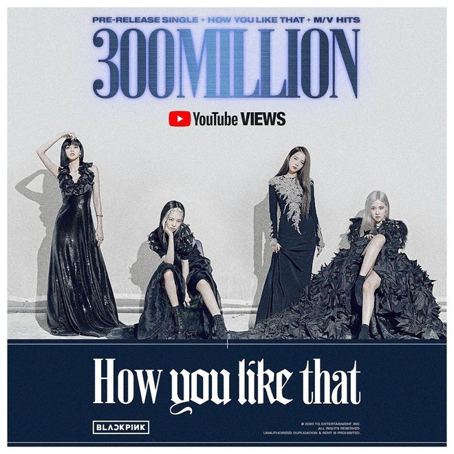 How You Like That cán mốc 300 triệu lượt xem, BLACKPINK phá kỷ lục Kpop do chính mình tạo nên nhưng vẫn thua Adele và Taylor Swift - Ảnh 3.