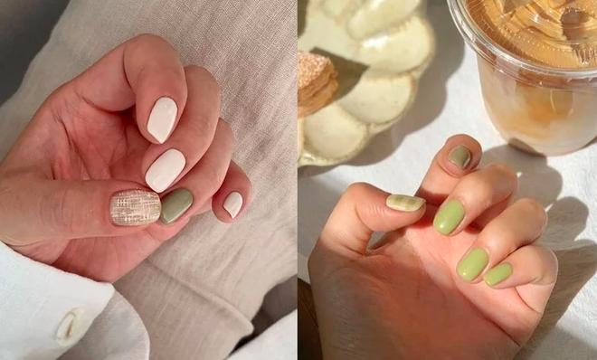 Mỹ nh&acirc;n Đi&ecirc;n Th&igrave; C&oacute; Sao sang chảnh ng&uacute;t ng&agrave;n l&agrave; thế m&agrave; chỉ m&ecirc; kiểu nail đơn giản tự sơn ở nh&agrave; cũng được - Ảnh 12.