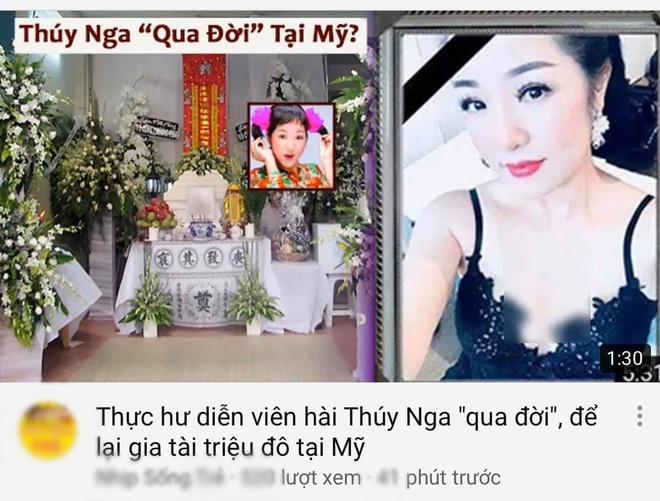 Danh hài Thuý Nga bị kênh Youtube tung tin đồn qua đời ở Mỹ, để lại gia tài triệu đô - Ảnh 3.