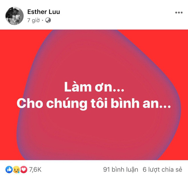 Giữa đêm, Hari Won bất ngờ đăng status mong được bình an, chuyện gì đây? - Ảnh 2.