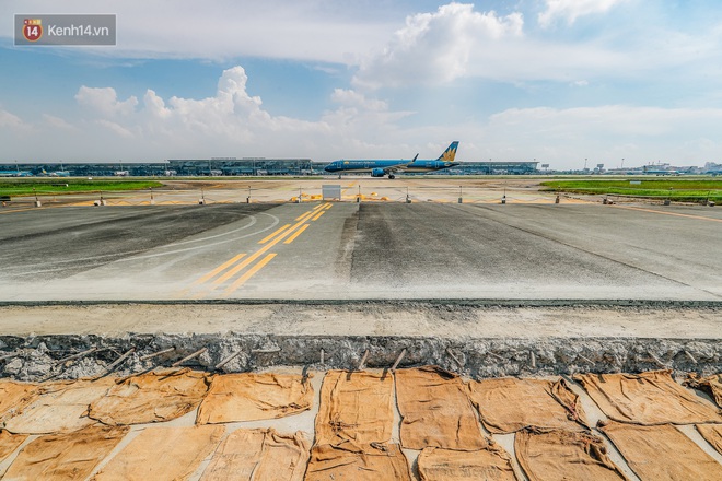 Cận cảnh đại công trường 2.000 tỷ cải tạo đường băng sân bay Nội Bài - Ảnh 11.