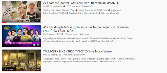 exs hate me phần 2 chỉ tung lyrics video sương sương cũng đã vượt Binz, AMEE kết hợp B Ray vẫn mãi là chân ái? - Ảnh 2.