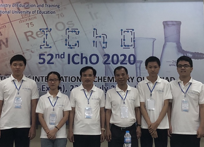 Việt Nam xuất sắc đoạt 4 Huy chương Vàng Olympic Hóa học quốc tế 2020 - Ảnh 1.