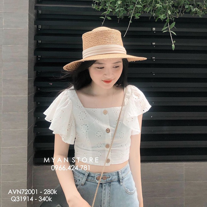 Crop top cổ vuông vừa sexy lại sang chảnh, nàng nào diện lên cũng xinh xẻo hơn vài phần - Ảnh 7.