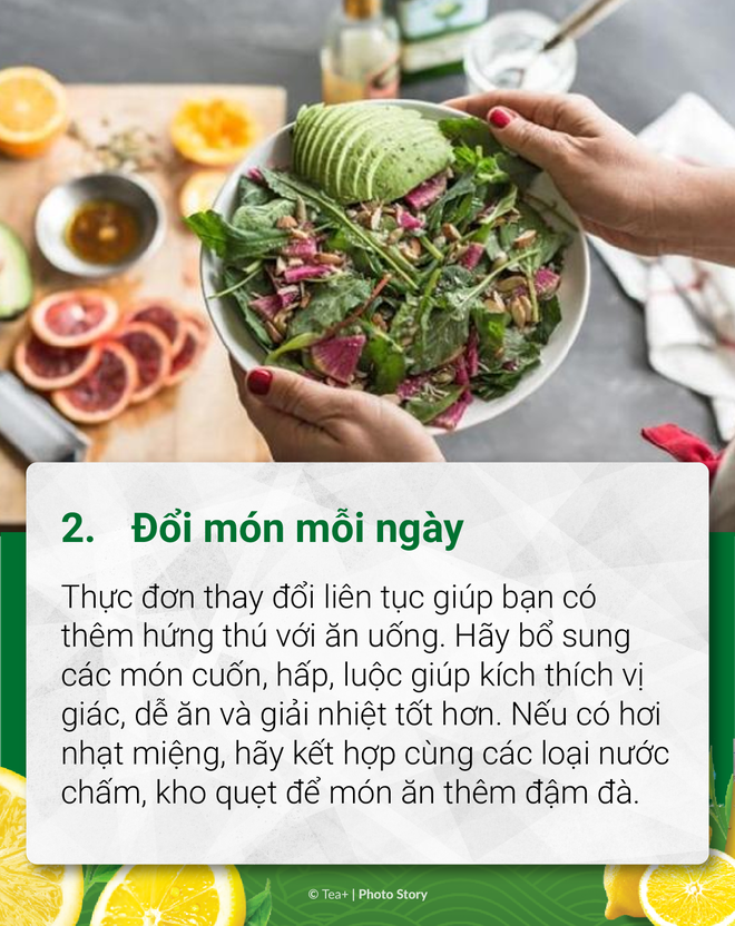 Bộ cẩm nang giải cứu bữa ăn trong thời điểm nắng nóng leo thang - Ảnh 2.