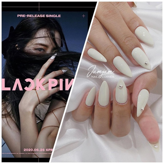 Đi đâu cũng gặp “nail Black Pink”, đỉnh nhất là mẫu nail vuông lì giống Lisa nàng nào cũng muốn bắt chước - Ảnh 19.