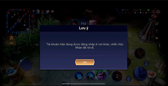 Có khi nào bạn bị văng game trong Liên Quân Mobile khi quay về màn hình chính không? Đừng lo lắng, nó là một vấn đề thường gặp mà có thể được giải quyết dễ dàng. Hãy xem hình ảnh liên quan để biết cách giải quyết vấn đề này và trở lại trận đấu một cách suôn sẻ.