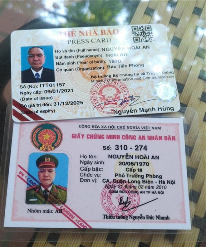 Th&acirc;m nhập đường d&acirc;y l&agrave;m giả&nbsp;thẻ nh&agrave; b&aacute;o, c&ocirc;ng an - Ảnh 2.