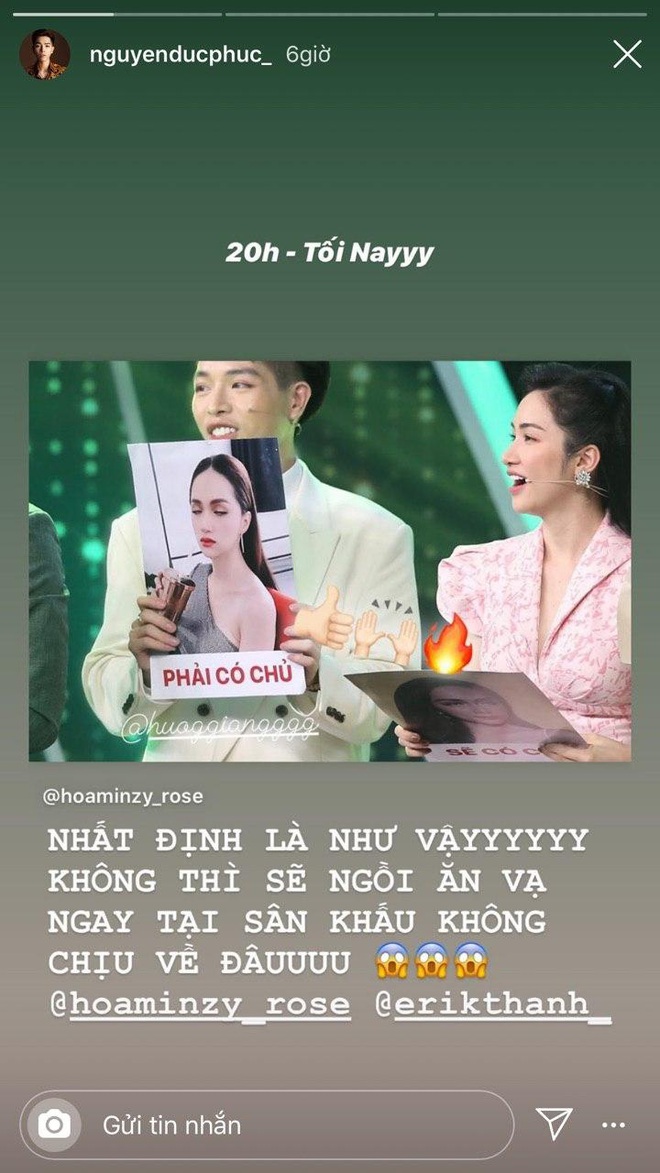 Quỳnh Anh Shyn, Salim ủng hộ nhiệt tình, Đức Phúc ăn vạ nếu Hương Giang lại trắng tay ở Người ấy là ai - Ảnh 6.