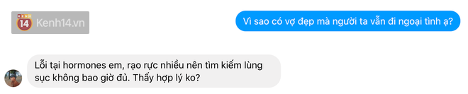 Hỏi vì sao có vợ đẹp đàn ông vẫn ngoại tình, dân mạng đáp: Đẹp không phải tất cả đâu! - Ảnh 8.