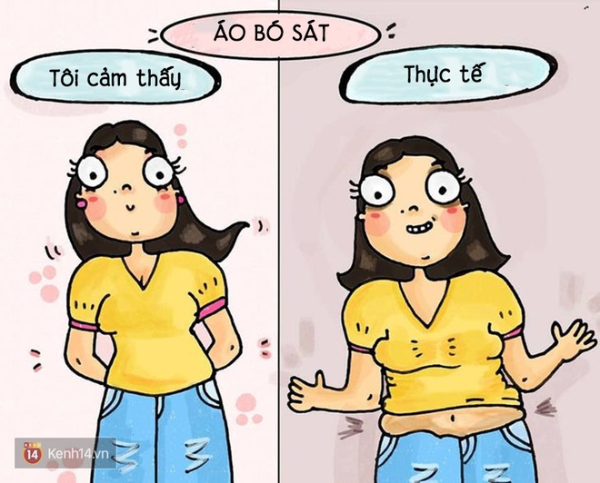 Bộ tranh: Đ&acirc;y l&agrave; nguy&ecirc;n nh&acirc;n v&igrave; sao thỉnh thoảng con g&aacute;i thấy... mắc mệt với ch&iacute;nh m&igrave;nh - Ảnh 13.