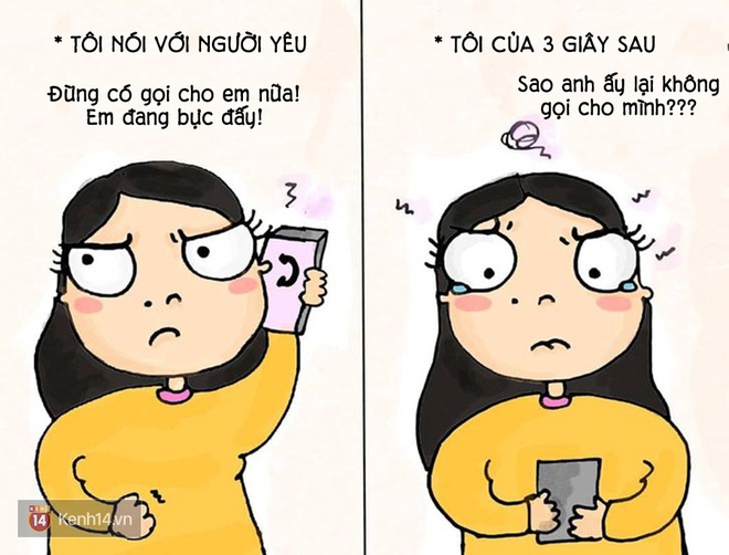 Bộ tranh: Đ&acirc;y l&agrave; nguy&ecirc;n nh&acirc;n v&igrave; sao thỉnh thoảng con g&aacute;i thấy... mắc mệt với ch&iacute;nh m&igrave;nh - Ảnh 19.