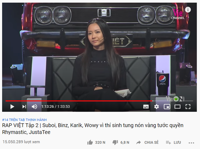 Rap Việt lập cú hattrick khi tập 3 vừa lên sóng đã giành ngay top 1 trending YouTube - Ảnh 6.