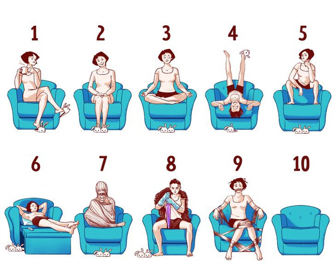 Bạn thích kiểu ngồi như thế nào? Câu trả lời hé lộ rất nhiều điều về tính cách của bạn, thông qua bài Quiz sau đây - Ảnh 1.