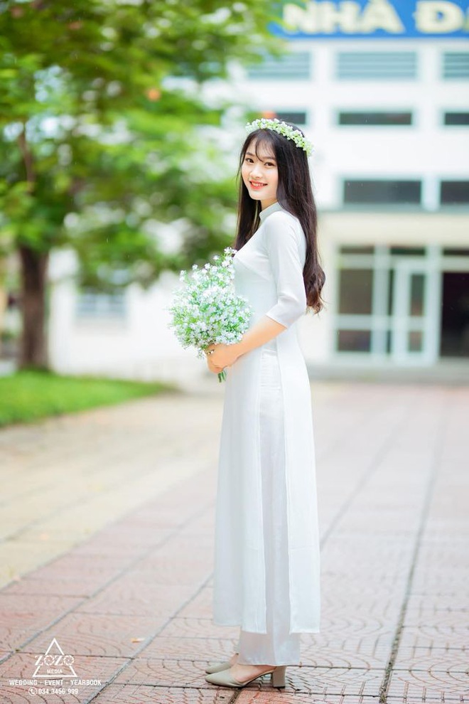 Cô bạn xinh như hot girl đạt 3 điểm 10 thi tốt nghiệp: Bố mất sớm, gia đình cận nghèo, thức học đến 6h sáng - Ảnh 1.