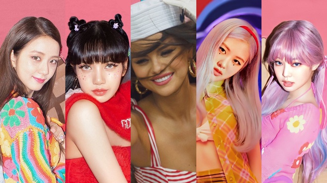 BLACKPINK và Selena Gomez quả là có duyên: Trước khi collab hoành tráng đã đụng hàng chan chát, lại còn đi show chung - Ảnh 1.