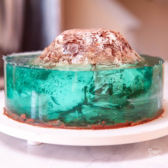 Island cake - bánh gato đại dương huyền ảo: Hot trend làm bánh mùa dịch khiến các bà nội trợ quốc tế điên đảo - Ảnh 5.