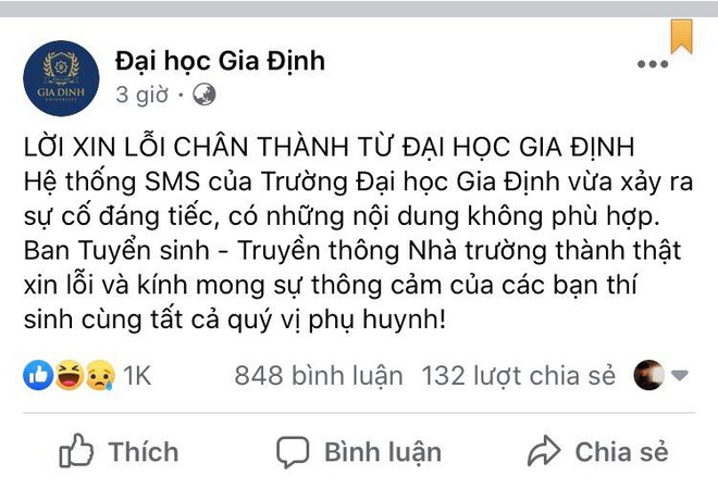 Trường ĐH ở TP.HCM spam tin nhắn phản cảm: Điểm của bạn rất thấp, đến ngay Gia Định nhập học - Ảnh 5.