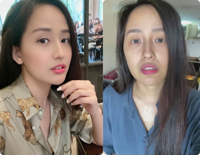 Sao Việt trước và sau khi trang điểm: Người lấm tấm mụn và quầng thâm, người có làn da đẹp mịn mướt - Ảnh 1.