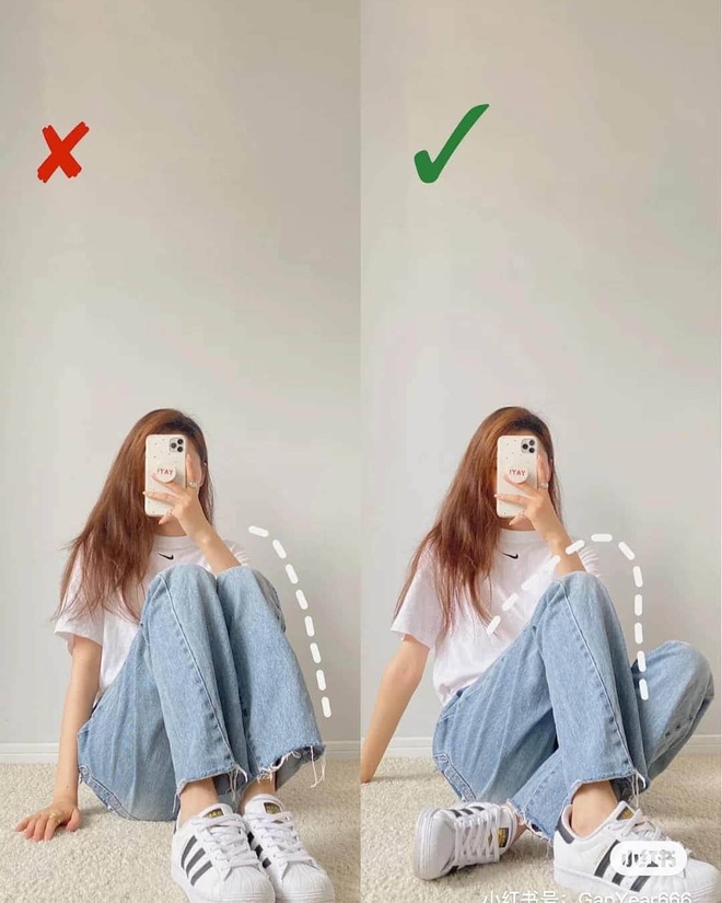 Cứ chụp hình là thần thái lại bay biến sạch, dáng cũng lùn đi một mẩu là do bạn chưa biết cách pose chuẩn chỉnh - Ảnh 2. Cứ chụp hình là thần thái lại bay biến sạch, dáng cũng lùn đi một mẩu là do bạn chưa biết cách pose chuẩn chỉnh - Ảnh 2.