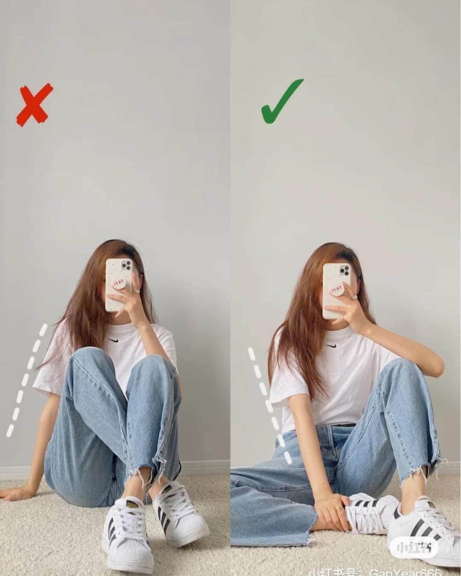 Cứ chụp hình là thần thái lại bay biến sạch, dáng cũng lùn đi một mẩu là do bạn chưa biết cách pose chuẩn chỉnh - Ảnh 3. Cứ chụp hình là thần thái lại bay biến sạch, dáng cũng lùn đi một mẩu là do bạn chưa biết cách pose chuẩn chỉnh - Ảnh 3.
