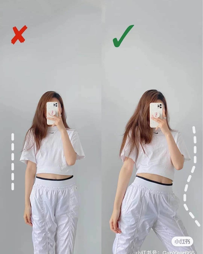 Cứ chụp hình là thần thái lại bay biến sạch, dáng cũng lùn đi một mẩu là do bạn chưa biết cách pose chuẩn chỉnh - Ảnh 4. Cứ chụp hình là thần thái lại bay biến sạch, dáng cũng lùn đi một mẩu là do bạn chưa biết cách pose chuẩn chỉnh - Ảnh 4.