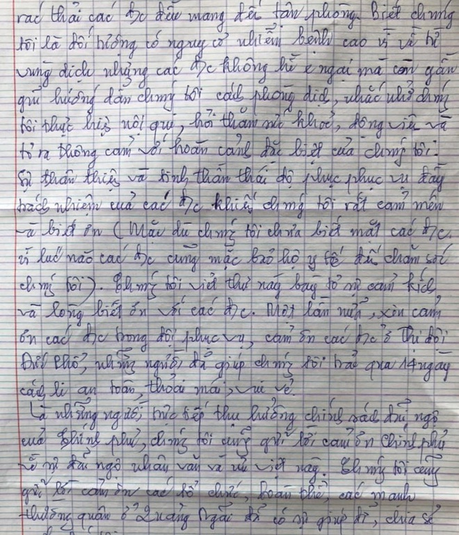 Lay động l&aacute; thư cảm ơn của 97 c&ocirc;ng d&acirc;n về từ v&ugrave;ng dịch - Ảnh 4.