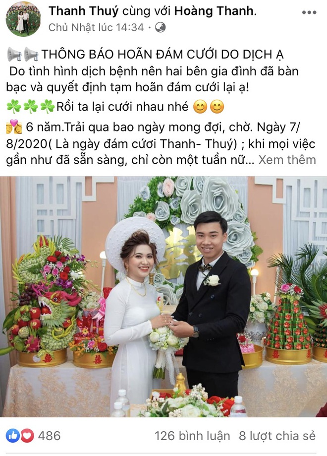 6 năm hẹn hò hay 9 năm đằng đẵng yêu xa, nhiều bạn trẻ vẫn chấp nhận hoãn đám cưới để ngăn chặn dịch Covid-19 - Ảnh 3.