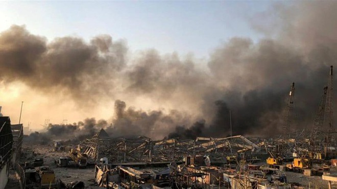 Xác định nguyên nhân gây ra vụ nổ kinh hoàng tại cảng Beirut (Lebanon) - Ảnh 1.