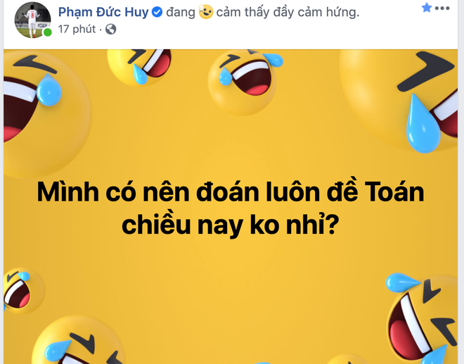 Cầu thủ Đức Huy tiết lộ đề Văn chuẩn 100% bài Đất Nước, còn khẳng định: Nếu sai tôi là con lợn - Ảnh 3.