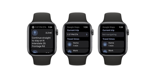 Google Maps xuất hiện trở lại trên Apple Watch - Ảnh 1.