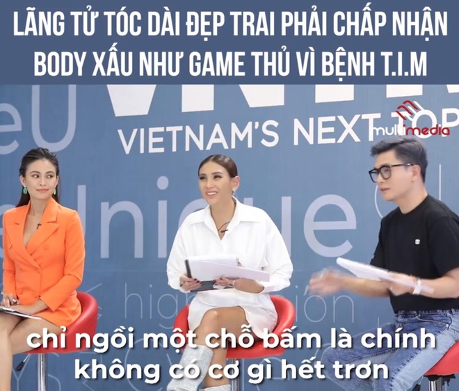 Giám khảo Nam Trung VN Next Top Model nhận chỉ trích sau phát ngôn cơ thể game thủ chỉ ngồi một chỗ bấm, không có cơ gì hết - Ảnh 1.