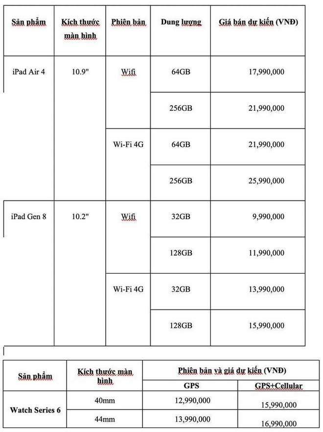 Vừa ra mắt iPad Air 4, Apple Watch loạn giá tại các cửa hàng Việt - Ảnh 2.