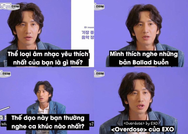 Lee Kwang Soo khiến fan phì cười khi nói: Thích nhạc ballad buồn nhưng dạo này hay nghe... Overdose của EXO - Ảnh 1.