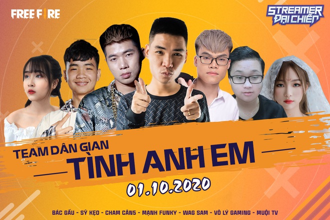 Bom tấn Streamer Đại Chiến Free Fire mùa 2 trở lại đầy đột phá với dàn streamers, YouTubers hùng hậu, cộng đồng Free Fire dậy sóng - Ảnh 6.