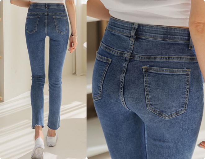 Chi tiết túi sau của quần jeans lại quyết định độ cong của vòng 3: Chiêu cơi nới dành cho nàng mông lép - Ảnh 4.