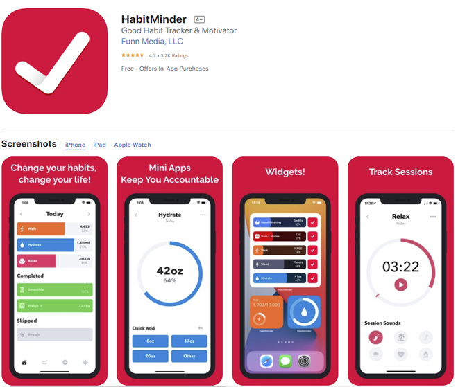 Top 5 ứng dụng Taking Care of Yourself miễn phí, đáng tiền nhất trên iOS 14 - Ảnh 7. Top 5 ứng dụng Taking Care of Yourself miễn phí, đáng tiền nhất trên iOS 14 - Ảnh 7.