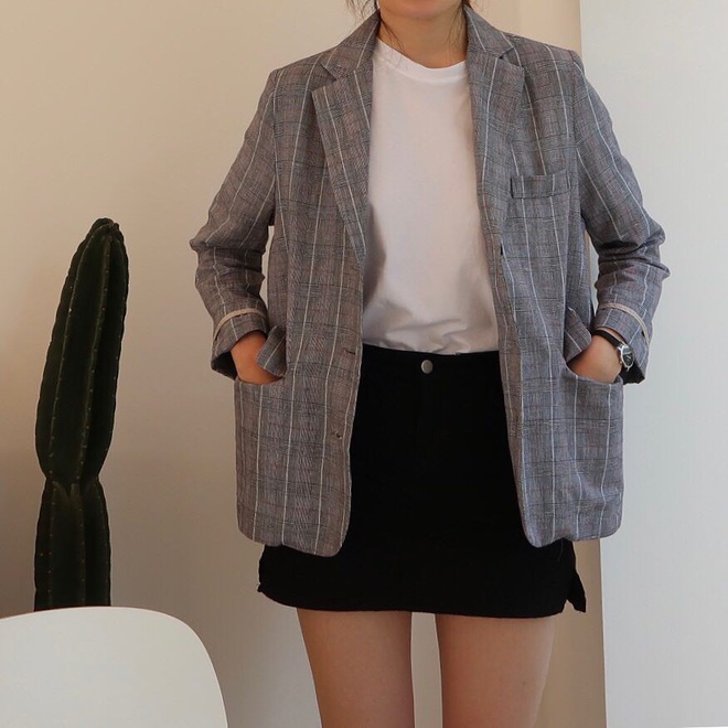 Hot từ năm ngoái nhưng dự là năm nay, blazer kẻ chanh sả vẫn là item được hội sành mặc mê mệt - Ảnh 7.