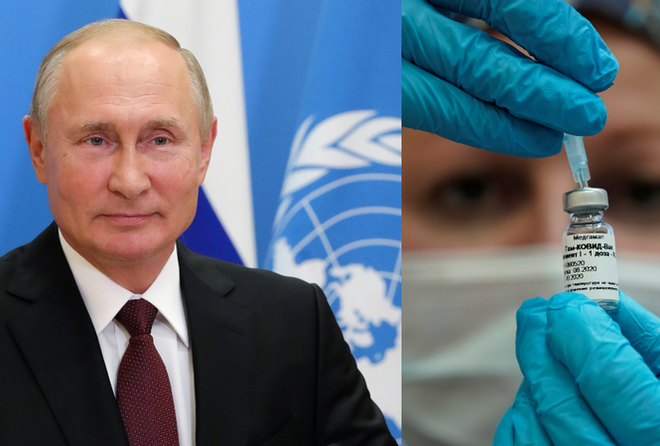 Ông Putin đề nghị tặng vắc-xin COVID-19 miễn phí cho nhân viên Liên hợp quốc - Ảnh 1.